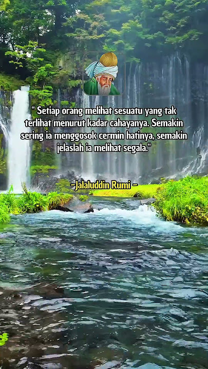 Cermin Hati | Kata-kata mutiara Jalaluddin Rumi #shorts #quotes #renunganharianislami
