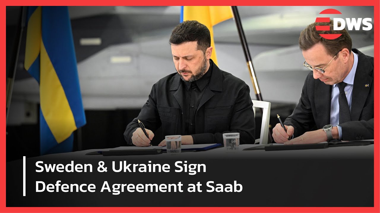 HISTORIC MOMENT: Sweden and Ukraine Strengthen Defence Ties | DWS News | AC1F