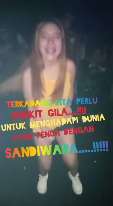 Dj Rere Monique KADANG KITA PERLU SEDIKIT GILA!!