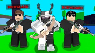 I Hired BODYGUARDS in Roblox Bedwars...