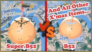 Showcasing All Items In Military Tycoon Christmas Shop 2023 Roblox