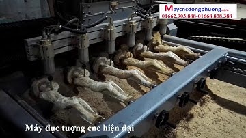 Máy cnc 4 trục đục tượng tại Lâm Đồng, Bình Định