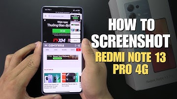 How to Take Screenshot Redmi Note 13 Pro 4G