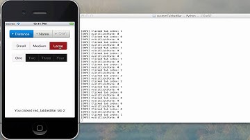 Fancy Tabbed Bar module for Appcelerator