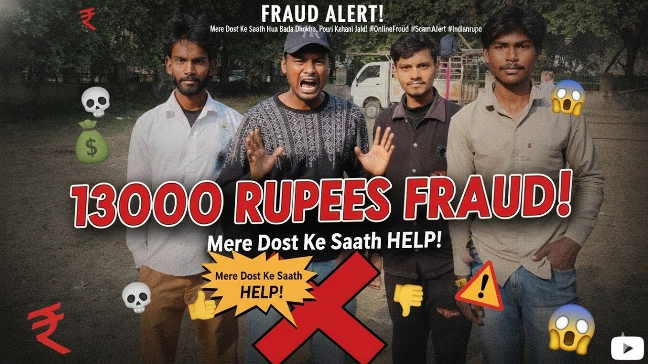 Aaj ka din bahut bura tha 😭 | Mere Dost Ke Saath ₹13,000 Ka Fraud Ho Gaya!