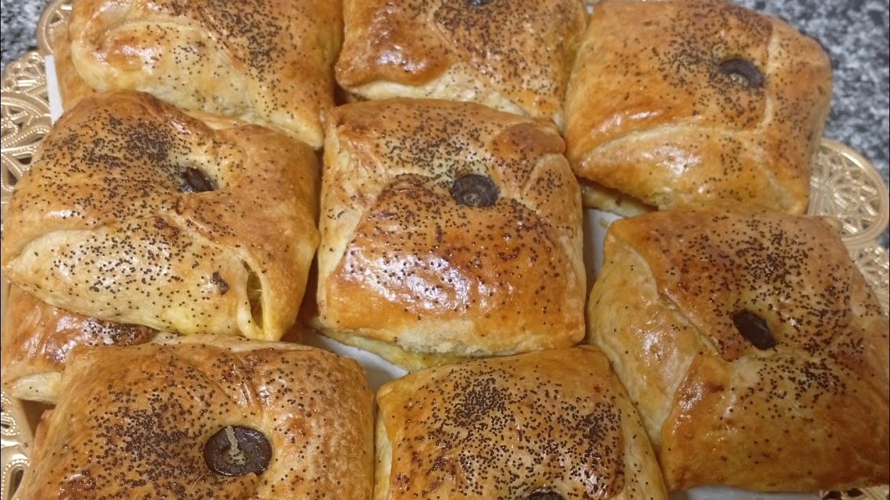 مسمن معمر بالكفته والزيتون وكايجي مورق و مقرمش