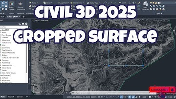 How Cropped Surfaces Save you time in Civil 3d 2025