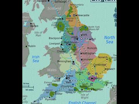 Video: Bản đồ England