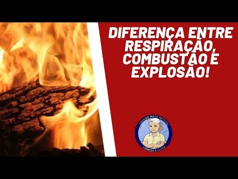 Vídeo: Diferença Entre Respiração E Combustão