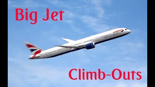 Heathrow Airport - Big Jet Climb-Outs