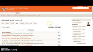 ePortfolio Setup Guidelines - FINA3018 Semester 2