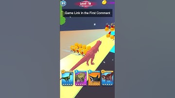 Dino Transform : animals Race mobile game LEVEL 19