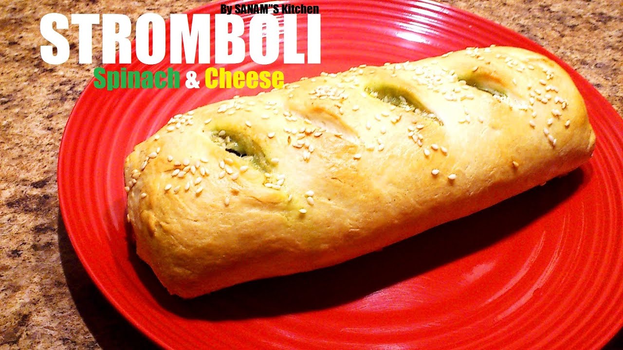 Spinach and cheese stromboli Easy recipe YouTube
