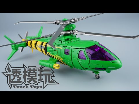 【SwiftTransform】 HELI-WASPINATOR（BEAST WARS）!? Helicopter Waspinator! 小木马TH01 黄蜂 超能勇士 变形金刚 速变 透模玩 BW