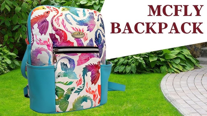 McFly backpack - Pattern assembly / Supplies / Cutting & interfacing  instructions (PART 1) 