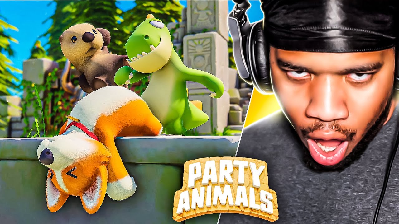 I GOT JUMPED BY Codenamesuper, Olawoolo, and PhillyonMars! - Party Animals w/@Lebroskiis
