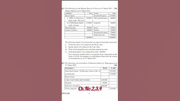 T.Y.B.Com SEM V Advanced Accounting I (Question paper of October 2023)