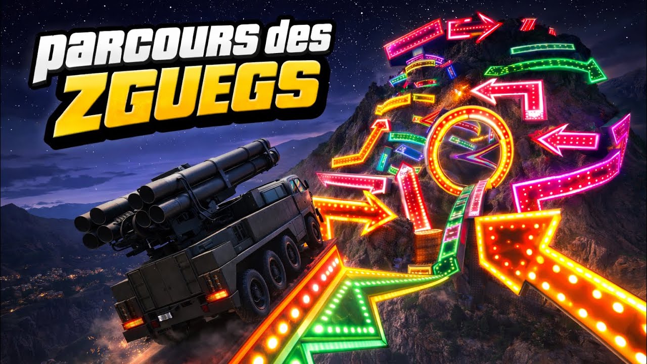 ⚫️ Le parcours des Zguegs par Dragiiibus / GTA Online avec @patoumoorea @el_fleau21 @brunom.2033 