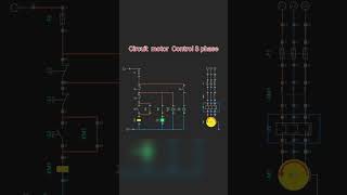 Circuit motor control 3 phase start✅ stop ? shorts
