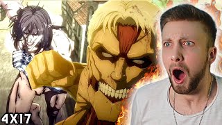 FULL ON WAR AGAIN!! Attack on Titan 4x17 REACTION - 