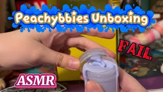 Peachybbies Slime Unboxing FAIL [ASMR] @Peachybbies