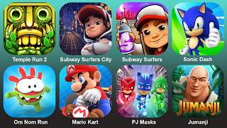 Temple Run2,Subway Surf City,Subway Surf,Sonic Dash,Om Nom Run,Mario Kart,Pj Masks,Jumanji screenshot 5