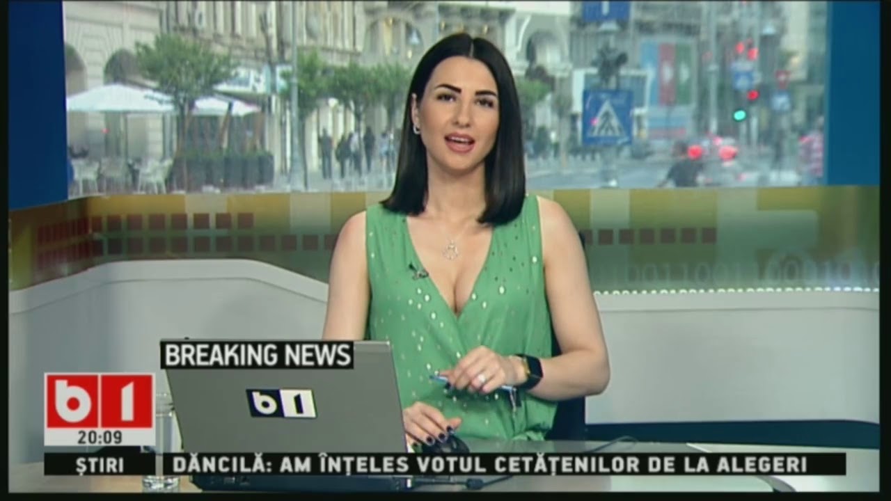 STIRI B1 DE ASTAZI 5 IUNIE 2019, (ORA 20) CU GENTIANA COMAN newspaper mockup