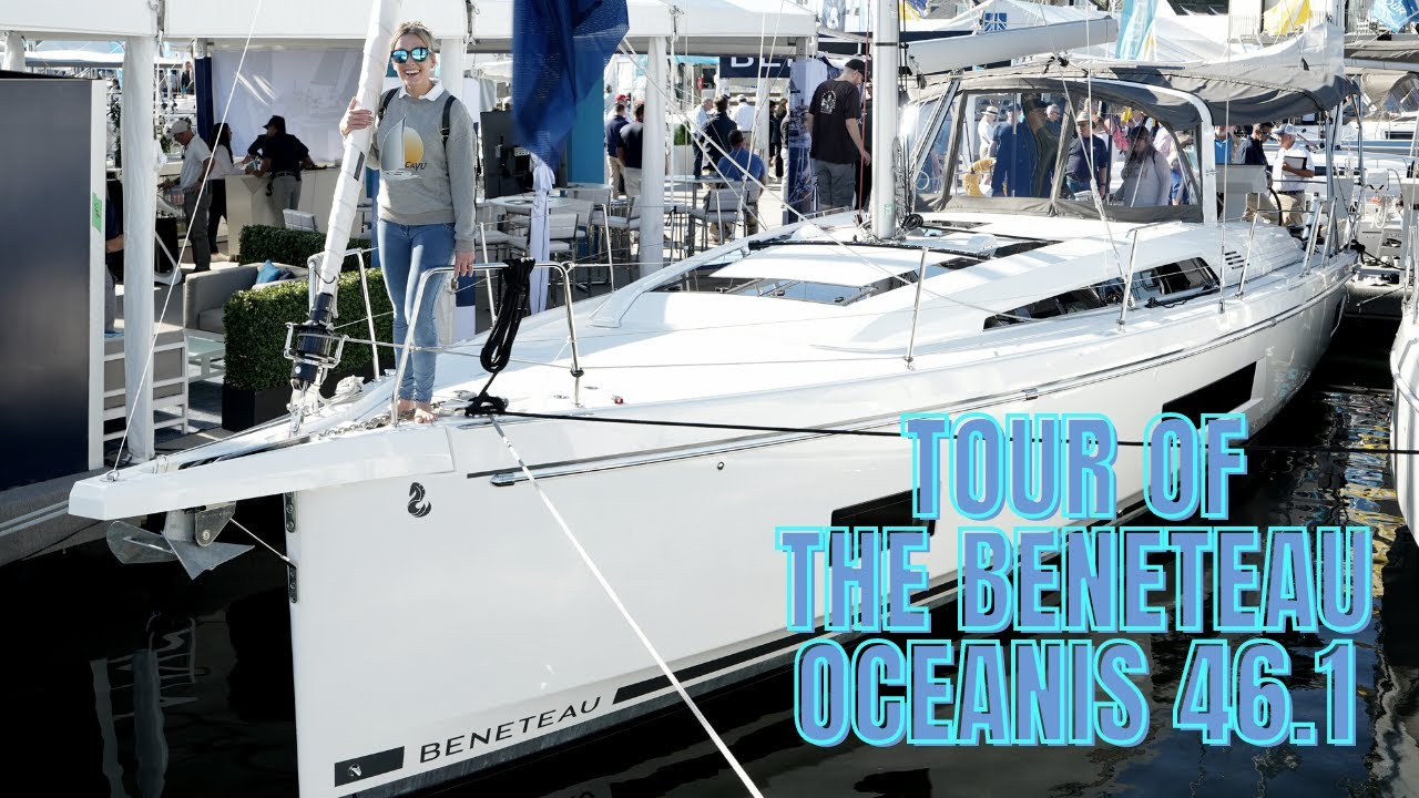 Patricia give a tour of the Beneteau 46.1