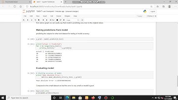 Task #1 : Simple regression model for prediction of student