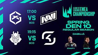 LEC Spring co-stream | D10 - Regular Season | GX vs NAVI | G2 vs SK | BO3 | #watchlec