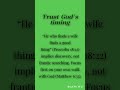 Role of Prayer &amp; Patience