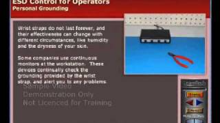 ESD Courses: ESD Control - Personal Grounding