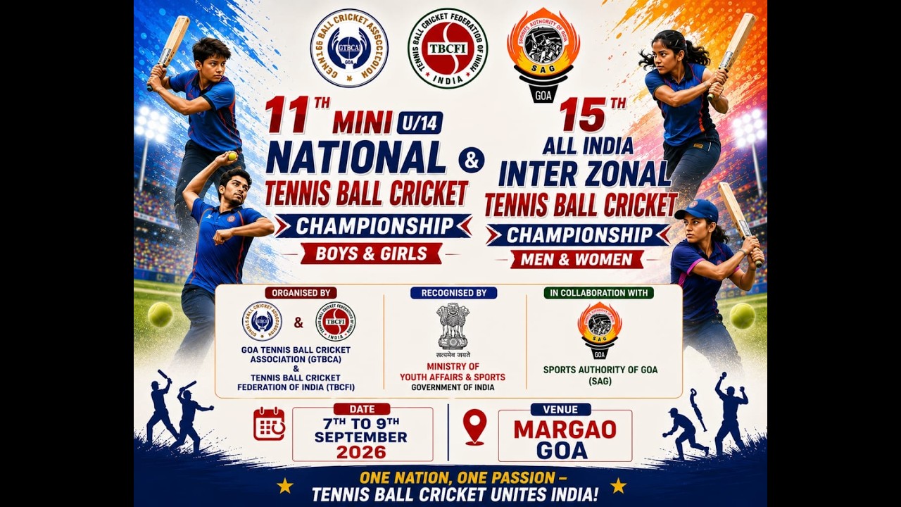 DAY 2 | 🏏11th Mini U/14 National Tennis Ball Cricket Championship– Goa 2026