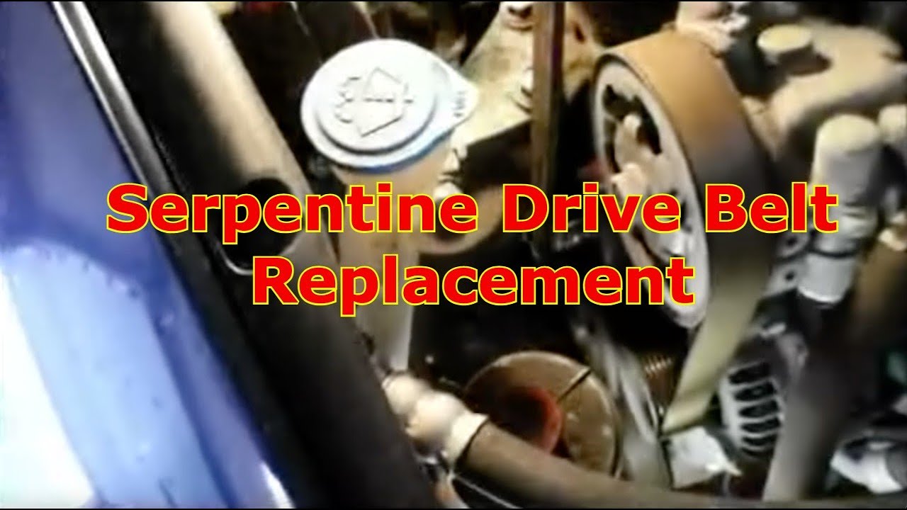 Drive Belt Replacement 2003-2012 2.4 Liter Honda Accord - YouTube