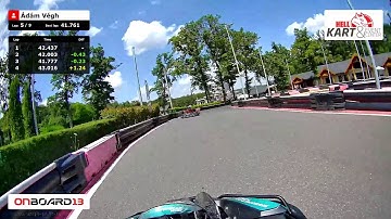 OnBoard13 - Best lap on HELL Kart & Event Center in Miskolc, Hungary