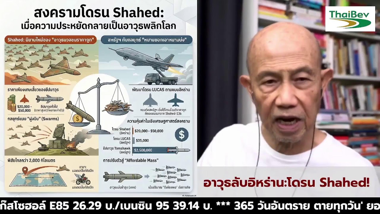 อาวุธลับอิหร่าน:โดรน Shahed! : Suthichai Live 5-3-69