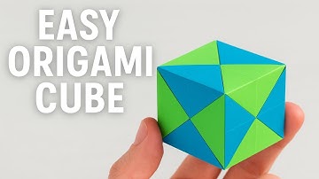 Paper Origami Easy Fidget Toys Cube Craft Tutorial #papercube #origami #origamicraft