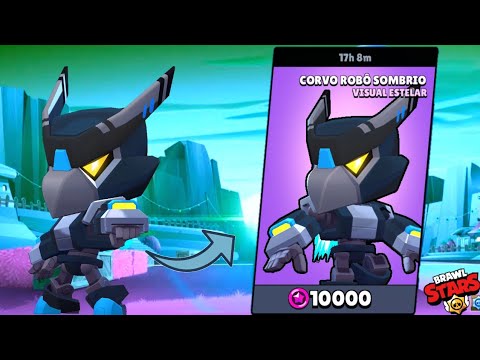 Comprei A Skin Do Corvo Robo Sombrio Brawl Stars Youtube - foto do brawl stars do corvo