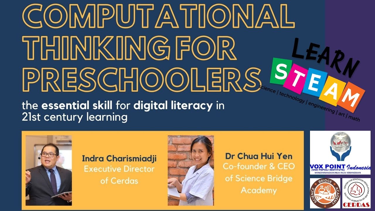 Computational Thinking for Preschoolers Webinar - YouTube