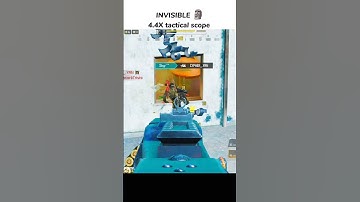 ONZICHTBARE 4.4X tactische richtkijker 🗿🔥...