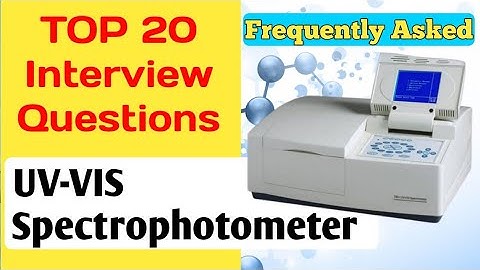 Top 20 UV visible spectroscopy Questions for interview|Beer