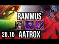 RAMMUS vs AATROX (TOP) | EUW Master | 25.15