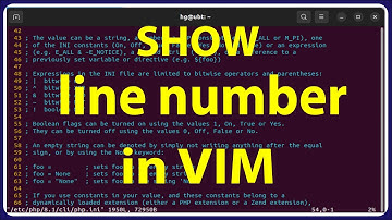How to Show Line Number in VIM editor on Linux