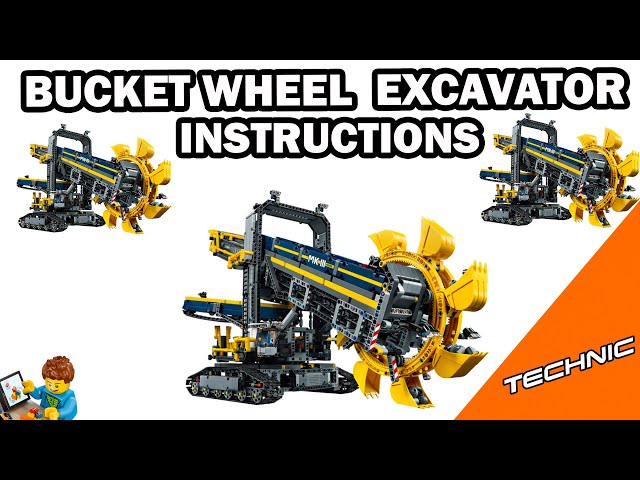 LEGO INSTRUCTIONS - Bucket Wheel Excavator - TECHNIC - LEGO Set 42055 -  YouTube