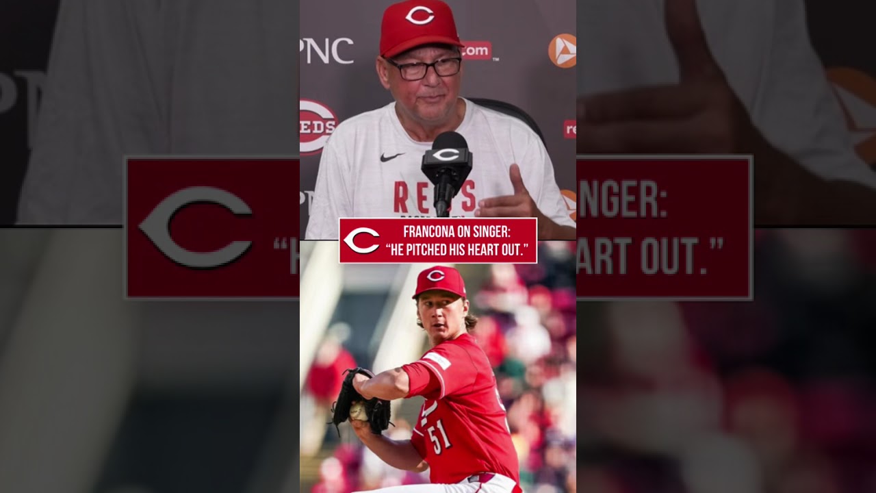 Terry Francona on Brady Singer: “I thought he pitched his heart out.”