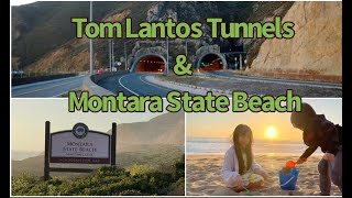 Montara State Beach California ll Tom Lantos-Devil's Slide Tunnels