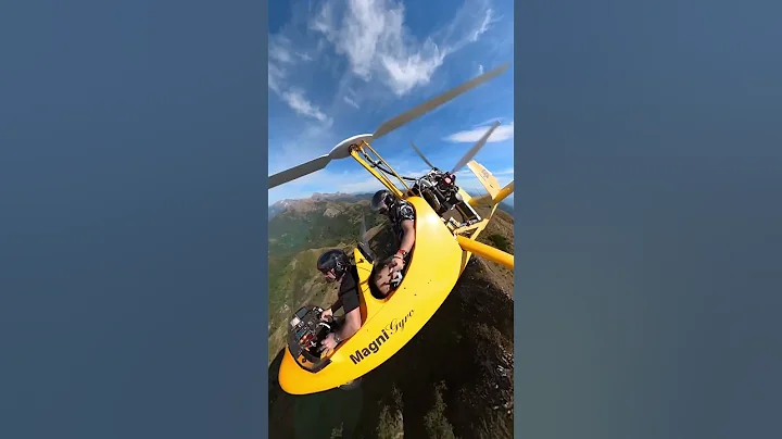 Best Gyro pilot from the world?#gyrocopter #profesional #pilots #viral #mountains #flights #italy