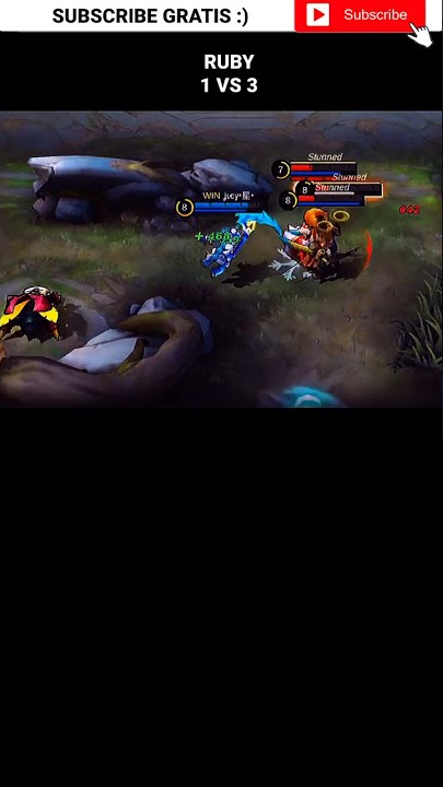 RUBY TRIPLE KILL 1 VS 3 😀 STORY WA Trend Viral TIKTOK ml mlbb #Mobilelegends #Shorts