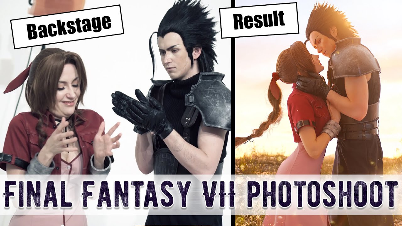 Зак и Айрис - романтическая фотосессия по Final Fantasy VII