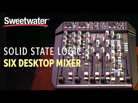 Solid State Logic SiX Desktop Mixer Overview
